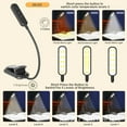 thumbnail image 3 of Reading Lamp, Book Clip Lamp, Desk Lamp, Sheet Music Lamp, Reading Lamp, Book Lamp Type-c Rechargeable Night Light, 3 of 9