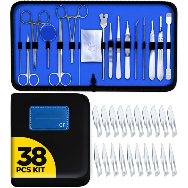 Kit de disección Core Flex Advanced de 38 piezas de acero inoxidable