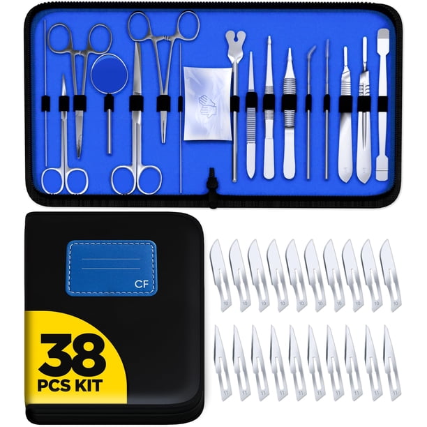 Kit de disección Core Flex Advanced de 38 piezas de acero inoxidable