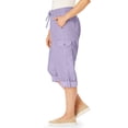 thumbnail image 3 of Woman Within Plus Size Convertible Length Cargo Capri/Bermuda, 3 of 6