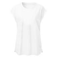 thumbnail image 4 of Giftesty Womens Blouses and Tops Women Casual V-Neck Solid Color Casual Shirts Loose Fit Basic Blouse, 4 of 5
