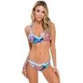 thumbnail image 1 of Luli Fama Beautiful Mess Trimmed V-Top L513456 Tie Dye / Large, 1 of 3
