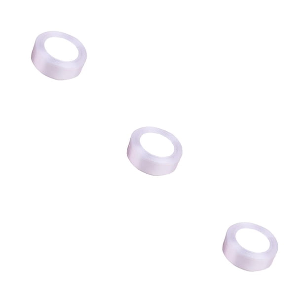 Billuyoard Cinta de papel de regalo Accesorios de artesanía de bricolaje para boda Cintas de poliéster ligeras para festivales Navidad Cumpleaños Blanco Type1 NO1 Billuyoard CBP274892