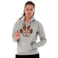 thumbnail image 3 of Cute Dog Face Paw Print Puppy Lover Hoodie Sweatshirt Women Men Brisco Brands S, 3 of 6