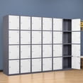 thumbnail image 6 of STANI Metal Locker for Gym, School, Office, 71" Metal Storage Locker Cabinets for Employees, Students Steel Lockers Four Tier, 4 Door, 6 of 6