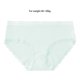thumbnail image 4 of Jumpingount Worallymy, 3 uds., ropa interior de algodón para mujer, bragas transpirables para niña, bragas elásticas que absorben la humedad con Ropa interior verde claro METRO, 4 of 6