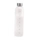 thumbnail image 2 of Botella de agua motivacional portátil de 1000 ml, sin BPA, duradera, extragrande, para fitness Blanco, 2 of 6