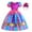 Hot Pink, variant on Sgkm Princess Dresses for Girls A Line Color Blocked Girls Dresses with Print Party Baby Clothes