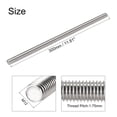 thumbnail image 3 of Unique Bargains M12 x 300mm Fully Threaded Rod 313 Stainless Steel Right Hand Threads 1 Pack, 3 of 4