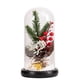 thumbnail image 1 of Rawiri Cúpula de cristal Plantas navideñas Decoraciones navideñas Cúpula de cristal Rama de pino navideña con luces, 1 of 5