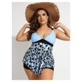 thumbnail image 4 of Plus Size Tankini Swimsuits for Curvy Women Summer Beach Two Piece Bathing Suits Ladies Flowy Tank Top with Boyshorts, 4 of 5