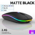 thumbnail image 1 of 2.4G Wireless Mouse Usb Rechargeable Bluetooth-compatibel RGB Silent Ergonomic Mouse with Backlight for Laptop, 1 of 8