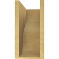 thumbnail image 4 of 7"W x 14"D x 14"H Classic Greensboro Rough Cedar Woodgrain TimberThane Corbel, Primed Tan, 4 of 6