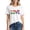 #02 White, variant on Womens Pride Shirt Love Heart Rainbow Flag Graphic Tees for Women Summer Casual Fashion Short Sleeve Round Neck Cotton T Shirts for Women M