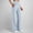 Light Blue, variant on LVHAOGJOB Womens Yoga Pants Stretchy with Pockets Leggings Full Length Elastic Waisted Athletic Pants for Juniors Solid