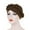 Coffee, variant on Womens Chemo Cap Braid Hair Cover Headwear Beanie Hats