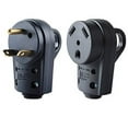 thumbnail image 1 of Wadoy 30 Amp RV Plug Male and Female Plug Set Upgraded with Handle Receptacle Plug Electrical Plug Adapter 55245, 1 of 6