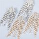 thumbnail image 5 of Sonducket Women Rhinestone Earrings Ears Dangles Party Dressing Tassel Banquet Hanging Ladies Decorations Earring Jewelry Decor Ropa, zapatos y accesorios Miscelánea oro Sonducket AP006637-02, 5 of 6