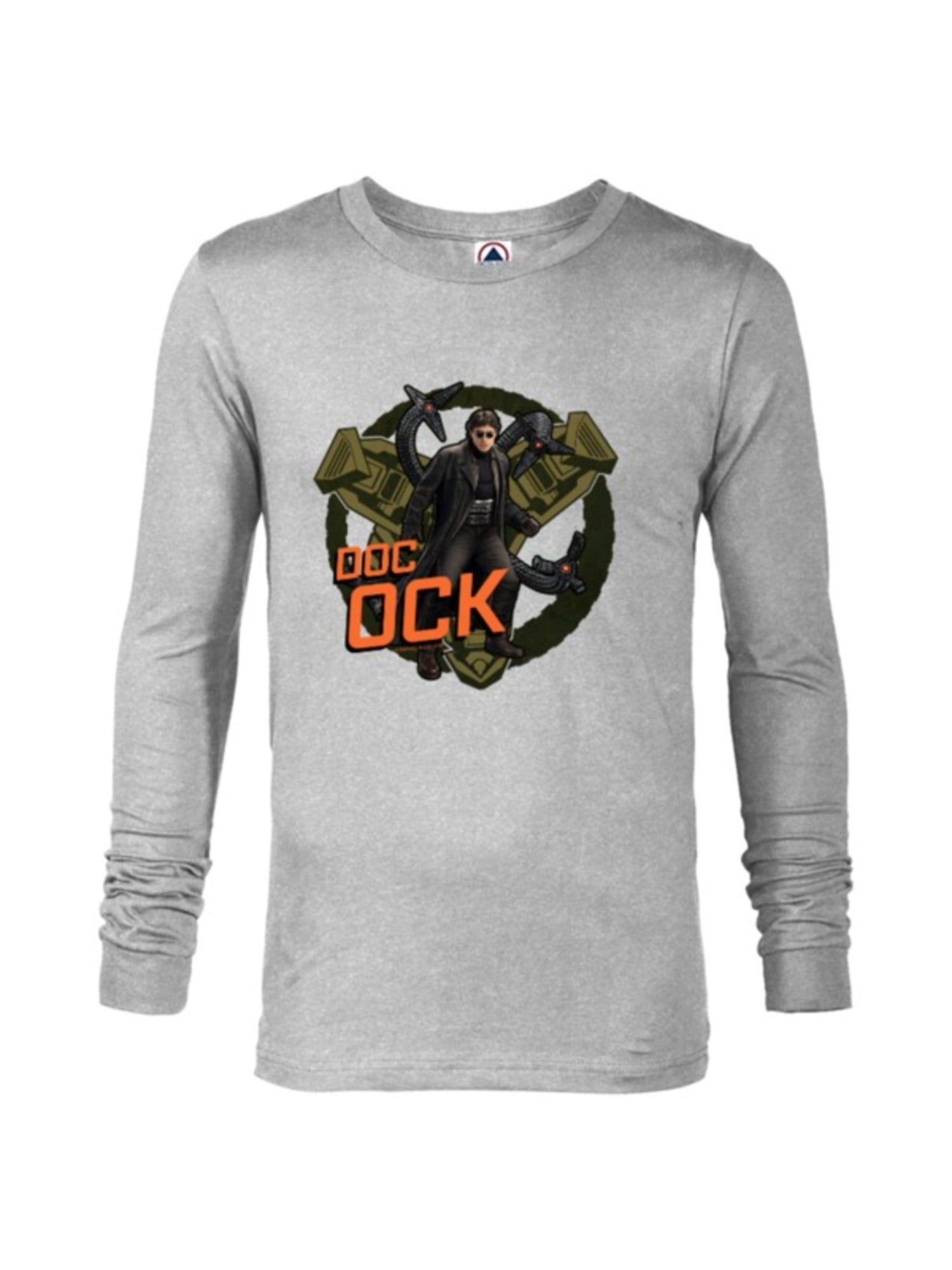 Marvel Spider-Man: No Way Home Doc Ock Tentacles - Long Sleeve T-Shirt for Men - Customized-Athletic Heather