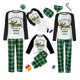 thumbnail image 1 of Pijamas familiares navideños a juego, conjunto de pijamas de Dachshund a través de la nieve verde a cuadros, 2023, 1 of 3