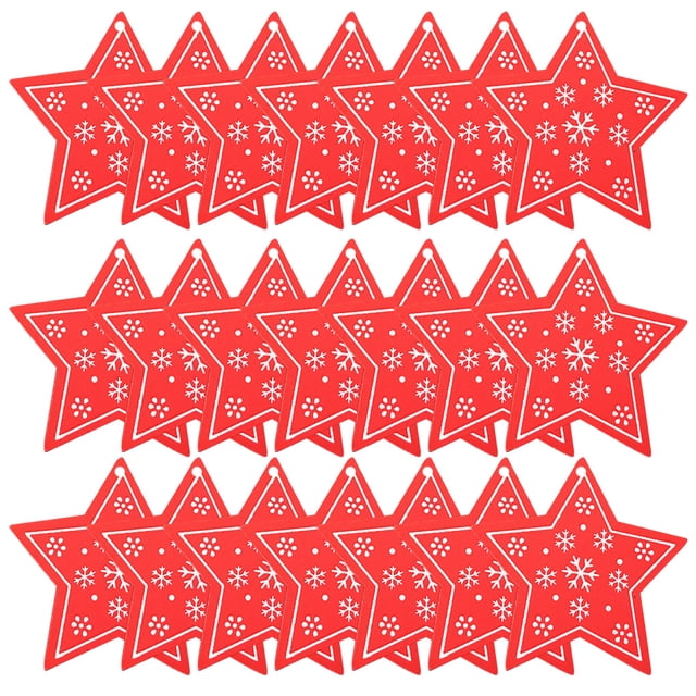 Yuarrent Paquete de 100 adornos colgantes Material de primera Colgante de Artesanía Diseño único Decoración navideña Rodajas de Kits de decoración para fiestas TYPE4 NO4 Yuarrent HA059725-08B
