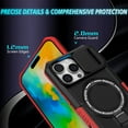 thumbnail image 3 of ELEHOLD Case for iPhone 16 Pro Max, Graded Drop Protection Magnetic Case with Hidden Kickstand ＆ Camera Cover, Compatible with MagSafe Accessory＆ Wireless Charging,A, 3 of 10