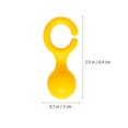 thumbnail image 2 of AURARMLET 12Ud Gancho Organizador Amarillo Para Y De Lluvia En Casa, 2 of 8