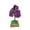 Purple, variant on A Miniature Simulated Tree Plant Model of Huangguoshu Dollhouse Artificial Trees Set Lightweight Miniature Model Trees for Making Craft Projects and Scenery