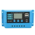 thumbnail image 4 of Controlador De Carga Fotovoltaica, 12 V 24 V Alta Eficiencia Menos Interferencia Controlador De Panel Solar Chip Con Conectores Para Batería De Litio, 4 of 7