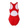 thumbnail image 4 of Girls 1 Piece Athletic Swimsuit with Padded Cups Bathing Suit for Swim Training 7-16Y, 4 of 7