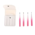 thumbnail image 1 of Conjuntos de pinzas para cejas portátiles únicas para baño, viaje, hotel, rosa, 1 of 3