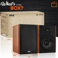 thumbnail image 7 of 6.5'' Home Theater Wooden Bookshelf Speakers - 1'' Silk Dome Tweeter and Aluminum Voice Coils, Pair (Black), 7 of 7