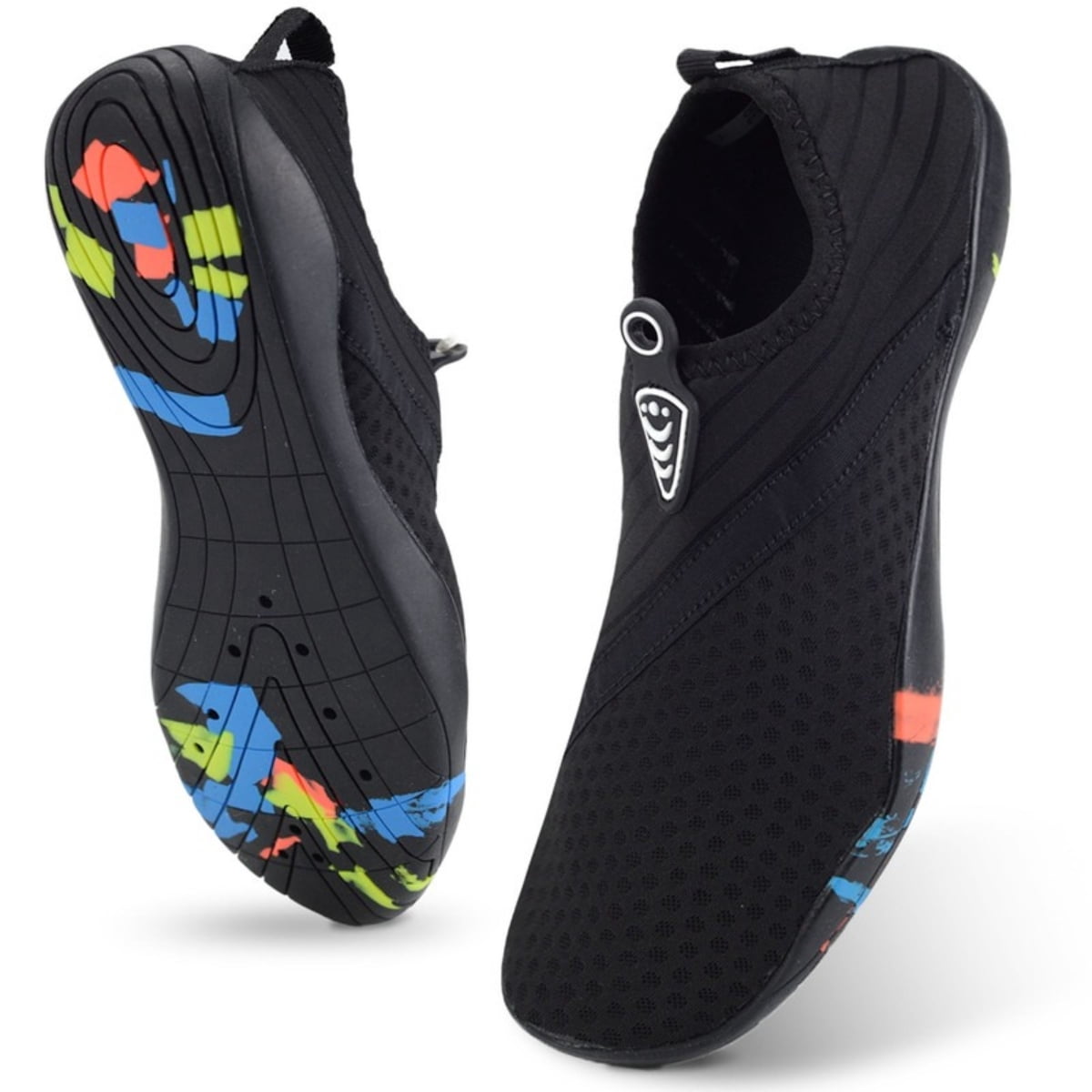 BERANMEY Barefoot Shoes for Women Men Wide Toe Box Water Shoes Quick-Dry Aqua Shoes Non-Slip Fast-Draining for Swim Surf Beach Pool Walking Running Water Activities