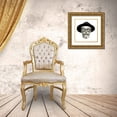 thumbnail image 3 of Schlabach, Sue 15x15 Gold Ornate Wood Framed with Double Matting Museum Art Print Titled - Hipster Skull III, 3 of 4
