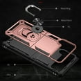 thumbnail image 5 of Compatible with Samsung Galaxy Z Flip 3 Case Built-in 360 Ring Holder Kickstand, Extreme Protection Military Armor Magnetic Car Dual Layer Protective Heavy Duty Phone Cover,Rosegold, 5 of 8