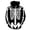 Black, variant on Men Women Halloween Skeleton 3D Print Hoodie Sweatshirt Long Sleeve Crewneck Cos Casual Unisex Top