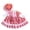 A#, variant on Porch Goose Outfits, Summer Rose Flower Floral Style Clothes, Elegant Decor For 23 Inch Goose Statue, Perfect For Patio Garden And Yard Display (A)