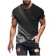 thumbnail image 1 of Camisetas de Manga Larga para Hombres Imprimir Fallow Cuello Redondo Camiseta, Moda Casual Manga Corta Mezcla de Algodón/Lino, 1 of 9