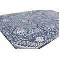 thumbnail image 1 of Bashian R131-NV-76X96-AL121 7 ft. 6 in. x 9 ft. 6 in. Valencia Collection Contemporary 100 Percent Wool Hand Tufted Area Rug, Navy, 1 of 1