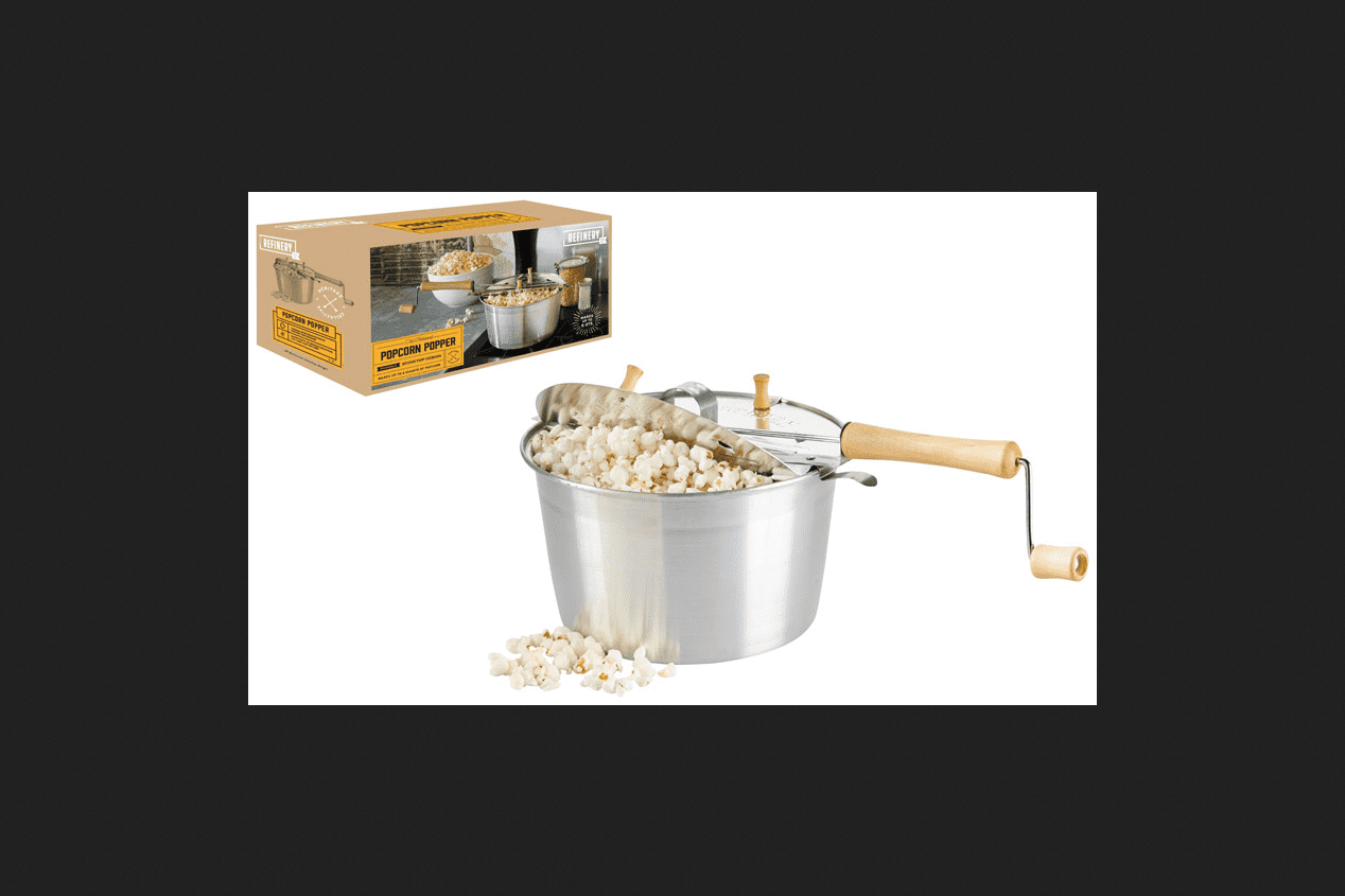 Refinery 6 qt. Metallic Popcorn Popper