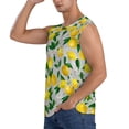 thumbnail image 3 of Fotbe Men's Lemon1 Print Men's Sleeveless Muscle Tank Tops Casual T-Shirts for Gym Workout Beach-XX-Large, 3 of 8