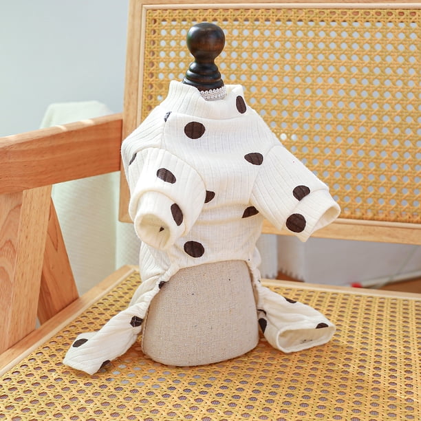Pijama De Invierno Para Perros Pequeños Y Gatos - Algodón Cómodo, Ideal Para Yorkie, Cachorros Y Mascotas Hasta 20 Lb