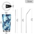 thumbnail image 3 of GZHJMY Camouflage Tumbler with Lid & Straw,Reusable Double Wall Stainless Steel Vacuum Insulated Travel Mug, 3 of 7