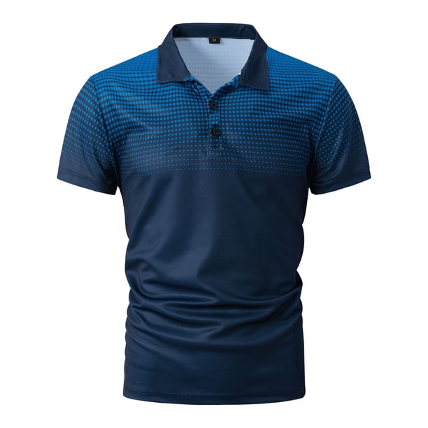 Playeras Hombre Cuello V Camiseta De Manga Corta Para Hombre Verano Casual Estampado De Lunares Camisas Festivas Tops