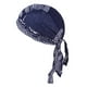 thumbnail image 5 of 4x Durag Skull Cap Sunnimix Pañuelo Para La Cabeza Con Pérdida De Cabello Pañuelo Musulmán Turbante Negro Azul, 5 of 8