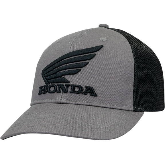 Licensed Curved Bill Snapback Trucker Hat Charcoal
