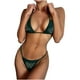 thumbnail image 1 of Conjunto de 2 piezas para mujer Halter Bikini Pareos Cubrir Traje de baño Traje de baño Playa Fridja nalpqowj22560, 1 of 9