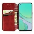 thumbnail image 5 of Étui pour OnePlus 8T à Rabat Portefeuille à Rabat Magnétique Protecteur - Rouge, 5 of 5