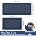 thumbnail image 3 of Kitchen Rugs and Mats Set of 2 Non-Slip Kitchen Mats for Floor Absorbent and Stain Resistant Kitchen Runner Machine Washable Rugs for Kitchen Laundry Sink 20+20, 3 of 7