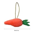 thumbnail image 2 of Cute Stuffed Carrot Plush Toy Keychain, Soft Vegetable Plush Doll Mini Bag Pendant for Boys and Girlss and Girls, Decorative Plushie Accessories Style #D090 Orange, 2 of 5
